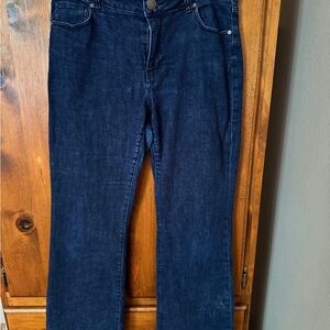 Cabi dark blue trouser jeans size 8